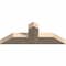 Ekena Millwork Portland Smooth Timber Gable Bracket, Douglas Fir, 36"W x 13"H x 3 1/2"D x 5 1/2"F, 9/12 Pitch GBW036X13X0406POR00SDF - alternate 5